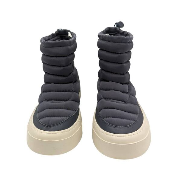 Oncept Lima Anthracite Puffer Slip On Boot Metallic Heel Water Resistant Size 8 - Picture 2 of 11